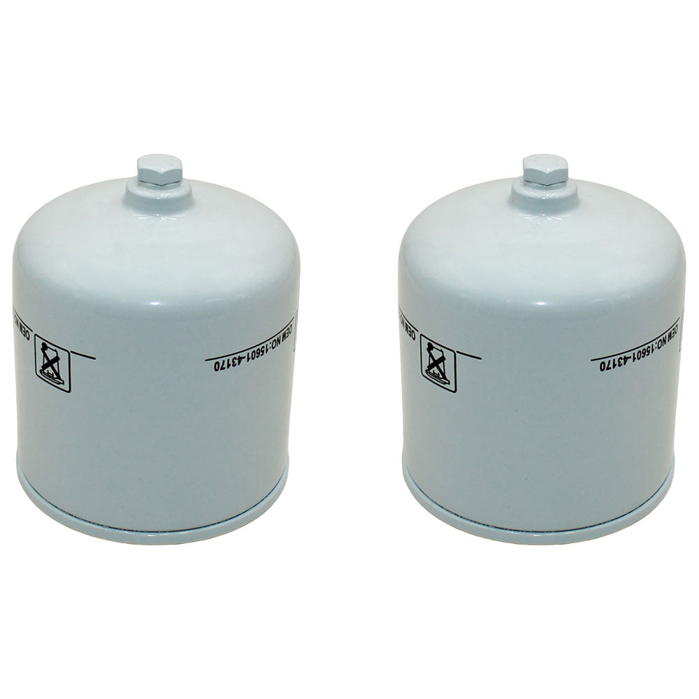Qty 2: Fuel Filter
 Fits John Deere Replaces 15601-43170