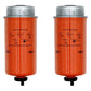 2 Fuel Filters Fits John Deere C230 C240 C440 R230 S540 S550 T550 RE522878