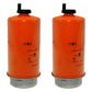 (2) Fuel Filters Fits John Deere 1654 1854 2054 2204 6140M 6150M 6155M RE522878