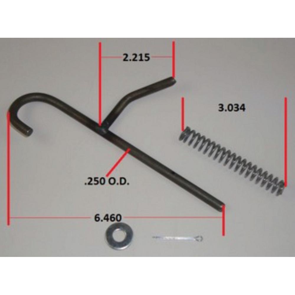 Hood J-Hook Hardware Kit Fits Case-IH Tractor Models A B C 100 130 200 +