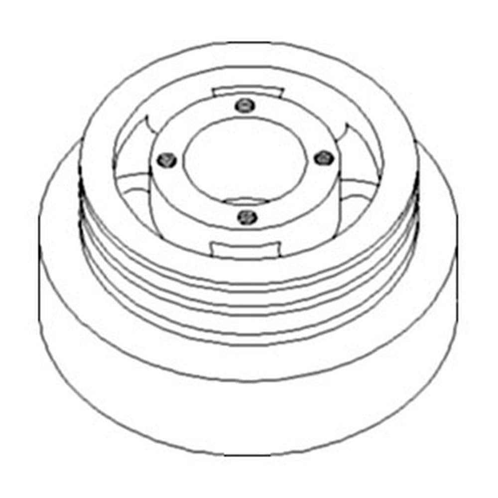 WN-RE15018-PEX Damper Pulley Fits John Deere 4050 4055 4250 4255 4450 4455 4555