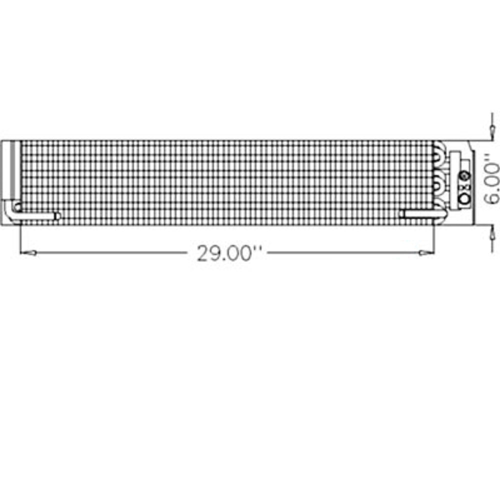 RE180243 Evaporator Fits John Deere Fits JD Tractor 6110 6210 6310 6410 6510 661