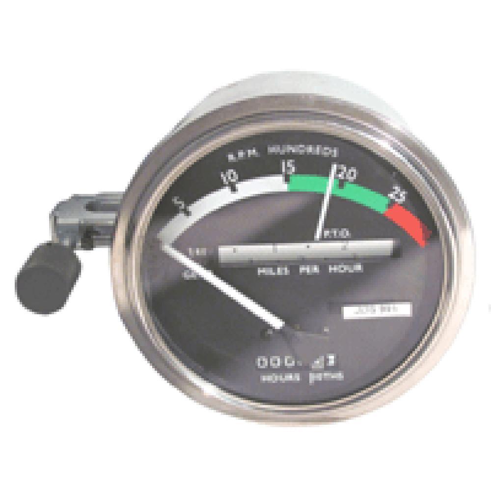 Tachometer Gauge - White Needle Fits John Deere 4020 4320 4520 4000 3010 4010