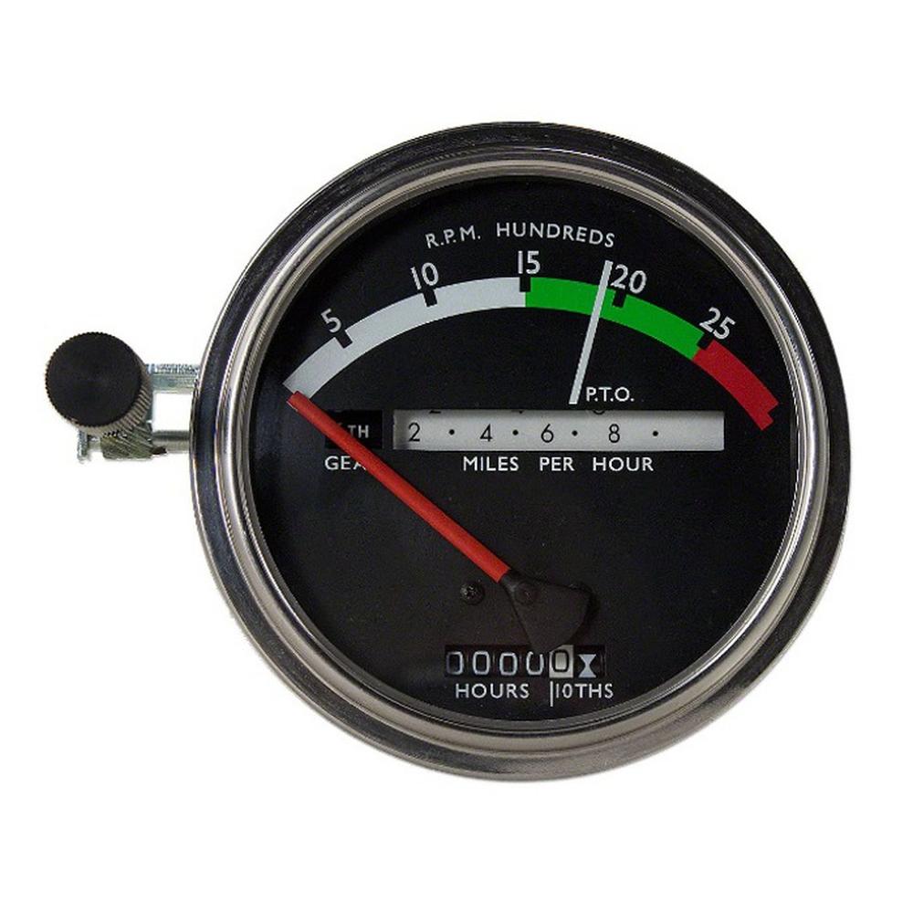 Tachometer Gauge - Red Needle Fits John Deere 3010 4000 4010 4020 4320 RE206855