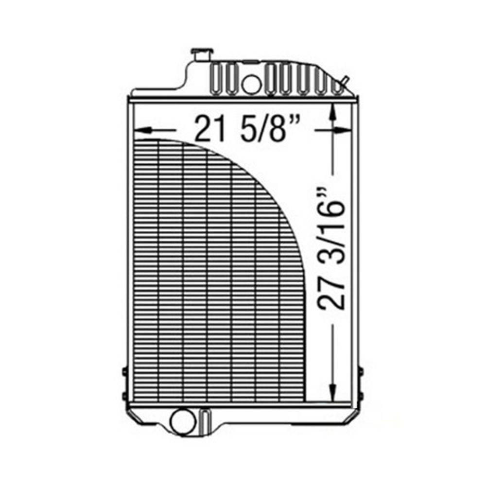 RE21898 Radiator Fits John Deere 4240 Tractor