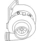 RE25998T Turbocharger Fits John Deere Fits JD Combine CTS 9500 9500SH 9600