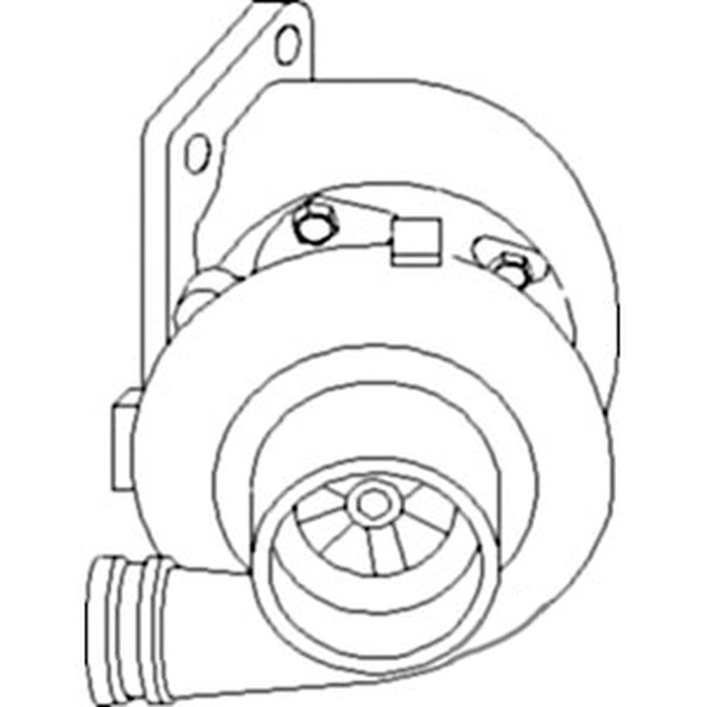 RE25998T Turbocharger Fits John Deere Fits JD Combine CTS 9500 9500SH 9600