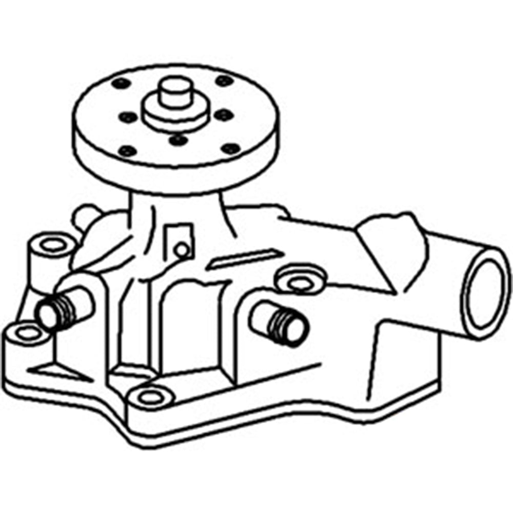 Water Pump Fits John Deere 1750 1850 RE31134