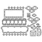Overhaul Gasket Set RE38859 Fits John Deere 710B 570A 544A 540A 444 444D