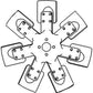 RE42511 7 Blade Fan Fits John Deere 5210 5220 5300 5310 5320 5400 5400N 5500N