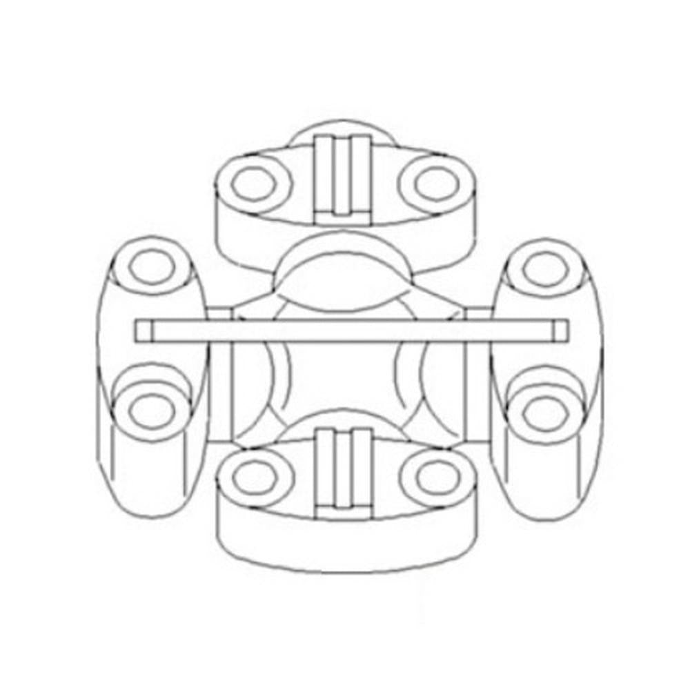 Fits John Deere CROSS & BEARING ASSY RE52347 7920 (PTO DRIVESHAFT),78