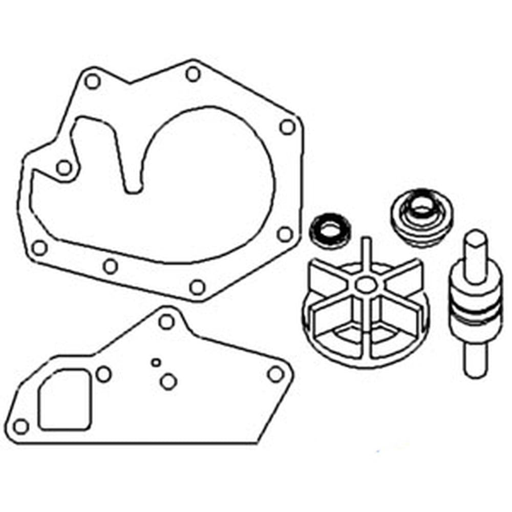Water Pump Kit Fits John Deere Replaces MX9448