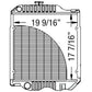 Radiator Fits John Deere Replaces RE62841