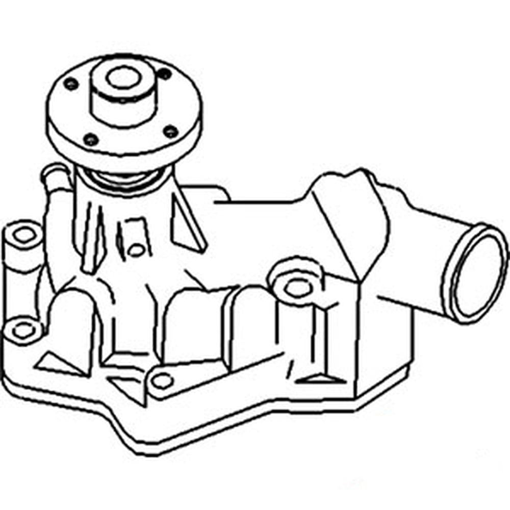 Water Pump Fits John Deere 5220 5105 5205 5203 5303 5210 RE67037 R67188