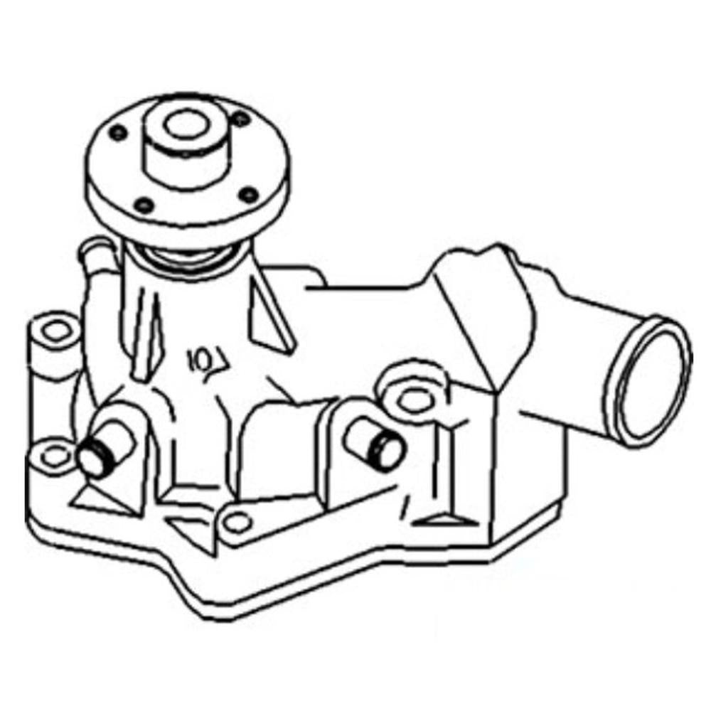 Water Pump Fits 5210 5220 5300 5320 5400 1406-6242 1406-6242-A RE67185