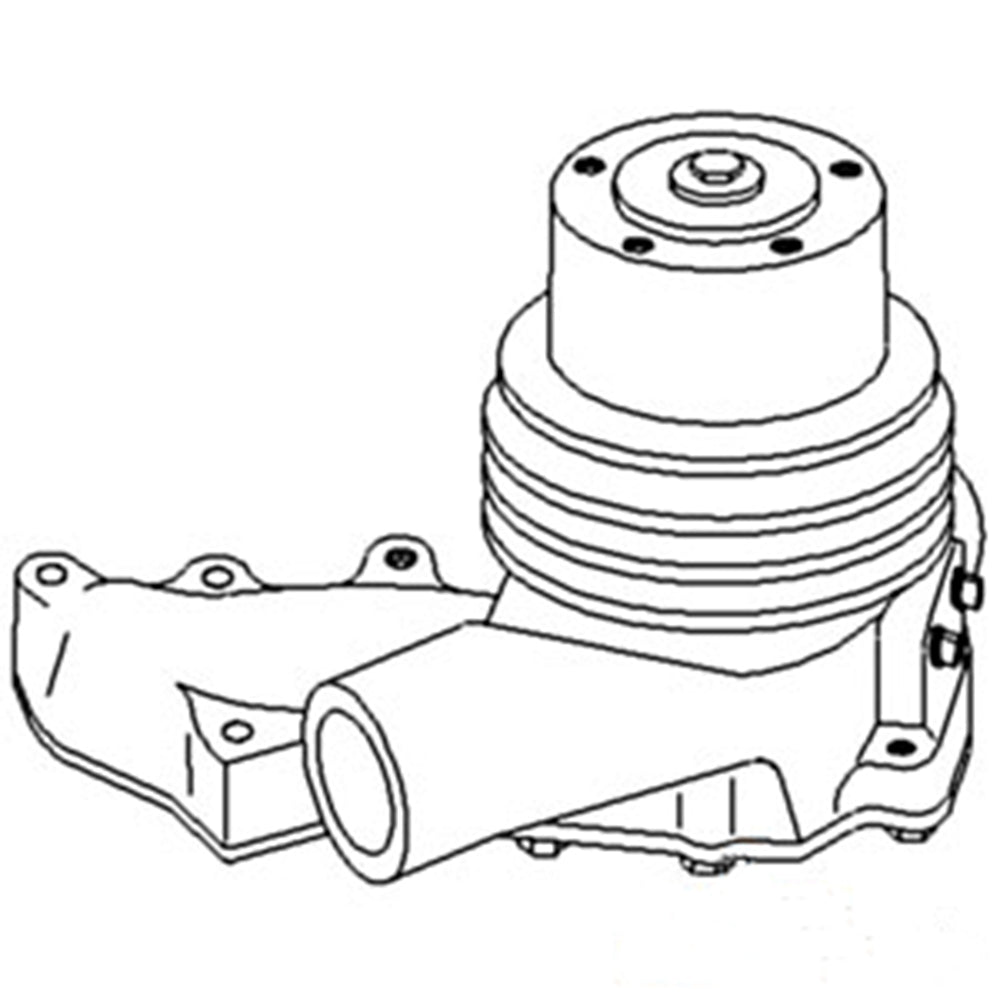 RE70250 RE20772 AR76327 AR64092 Water Pump Assembly Fits John Deere 644B 646 646