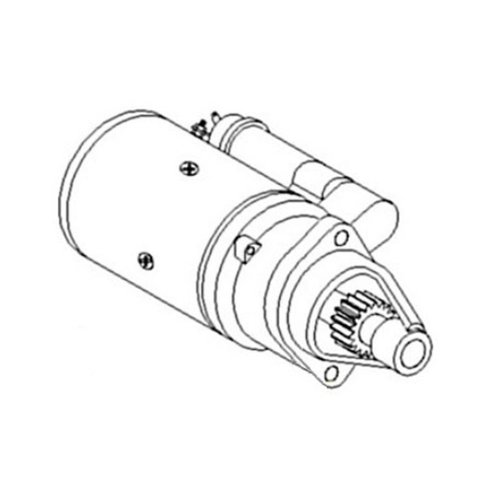 Starter - Iskra PLGR (18483) Fits John Deere 3020 4020 RE501767 RE70728