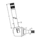 RE73022 Right Hand Left Hand Spindle Fits John Deere Tractors Model 5205