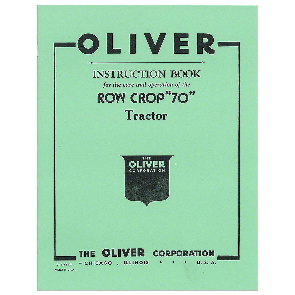 REP016 Operators Manual Fits Oliver