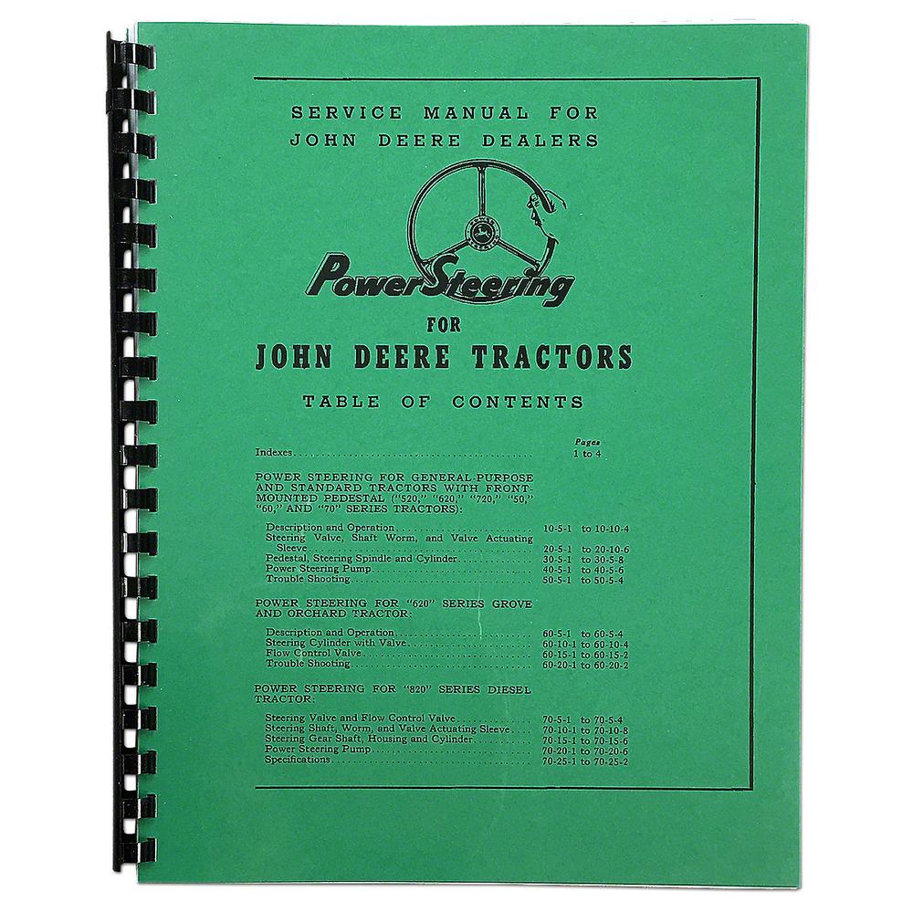 REP3243 2-Cylinder Power Steering Service Manual Reprint Fits John Deere