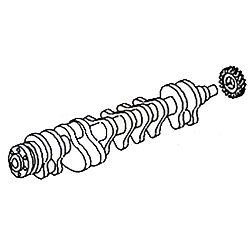 WN-RG23551-PEX Crankshaft, 6 Cylinder, Diesel Fits John Deere 6610 7700 7800
