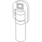 RLP2059 Plain Pipe and Bracket Rotating Beacon Mount for BLA9810 Amber Light