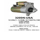 Starter — FORD PMGR 12V 1.4KW 10TCW Fits Volvo Replaces 3854190-0