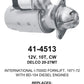Starter — 25MT 12V 10T CW Fits International Replaces ROM4513N-USA