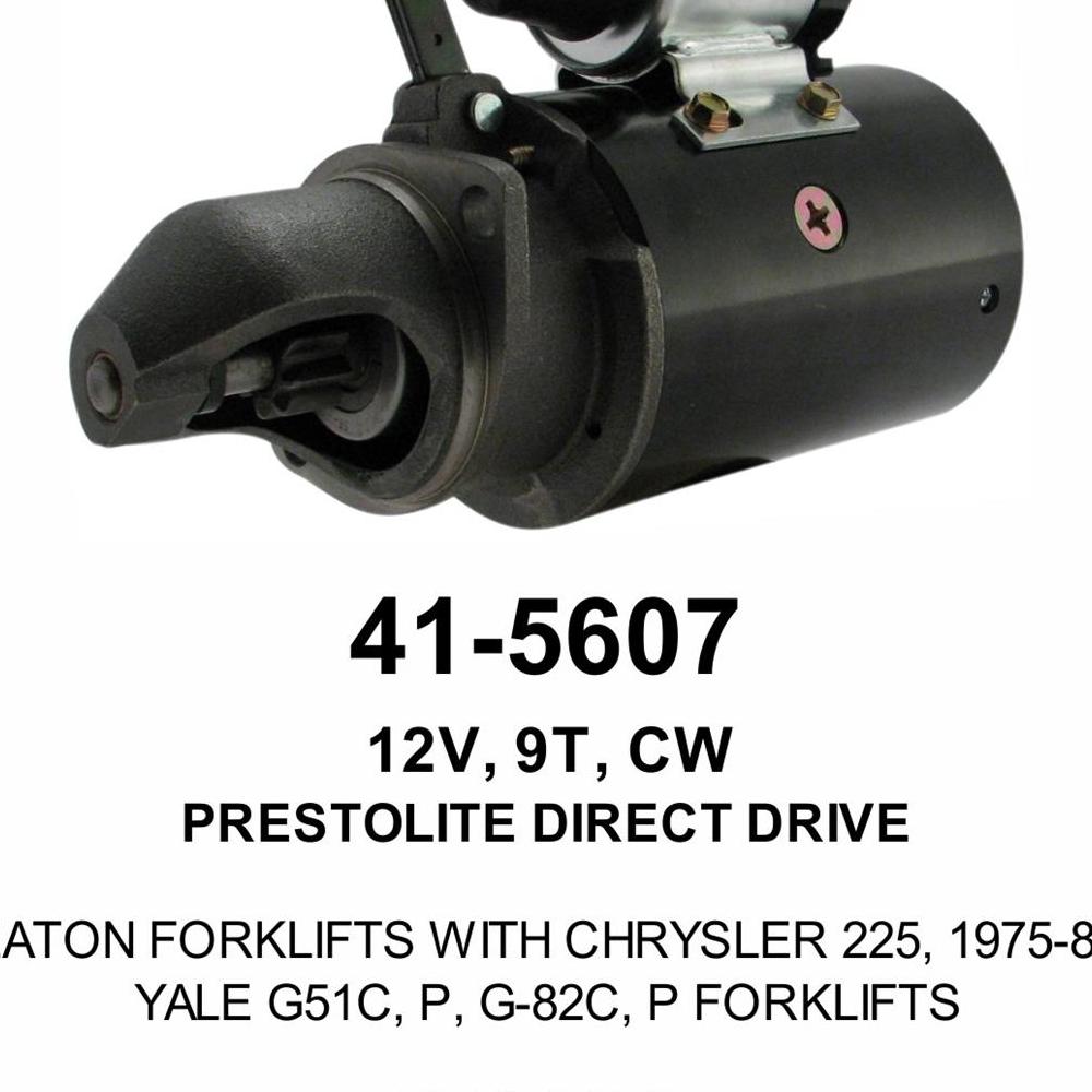Starter — DELCO 10MT CONV 9T CW Fits Yale Replaces 5099304-002200521-05
