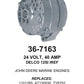 Alternator — 12SI 24V 40A SE W/R TERM Fits Case Replaces ROM7163N-USA