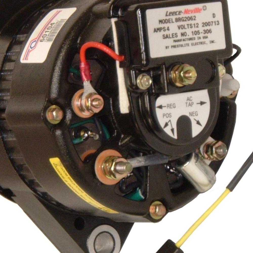 Alternator — MOT IREF 12V 51A MARINE Fits Eaton Replaces ROM8377N-USA