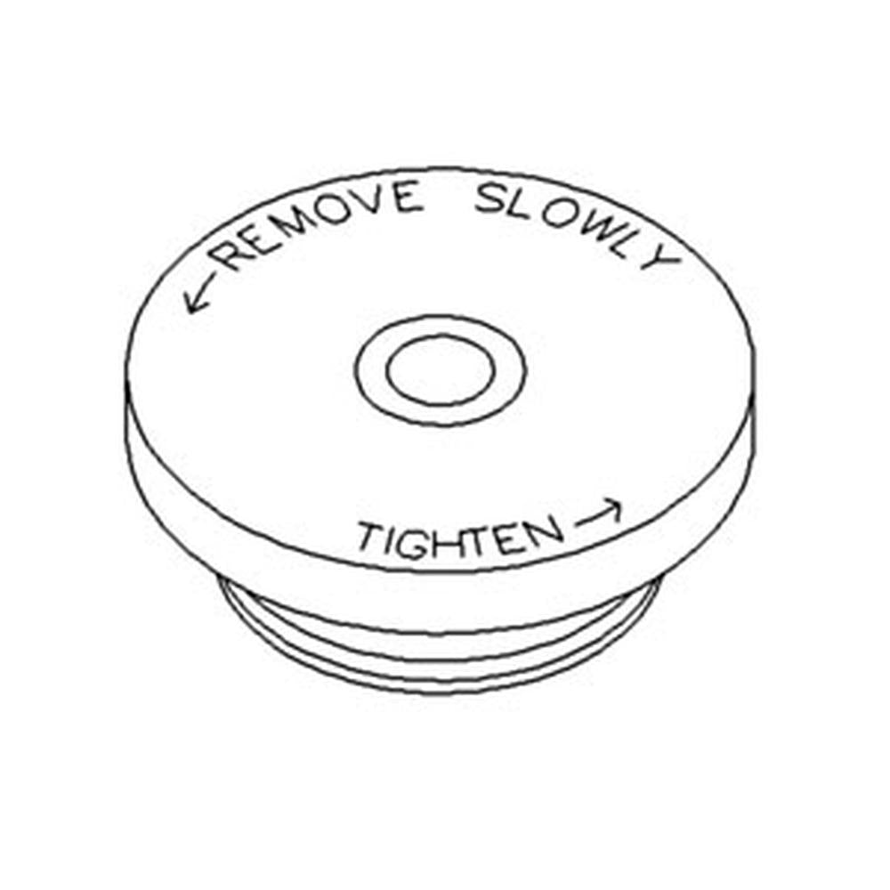 RW0021-4 E62A8100A 7 lb Radiator Cap Fits Ford Dexta and Super Dexta Models