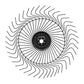 RWH230280 LH Hay Rake Wheels (25) Pack Fits John Deere Wheel-Style Hay Rakes