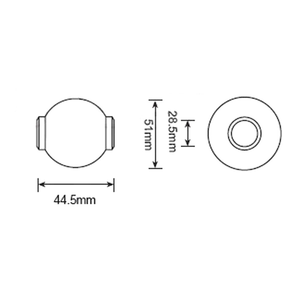 S.11166 Lower Link Ball (Fits CAT. 2/2) Fits Deutz-Fahr