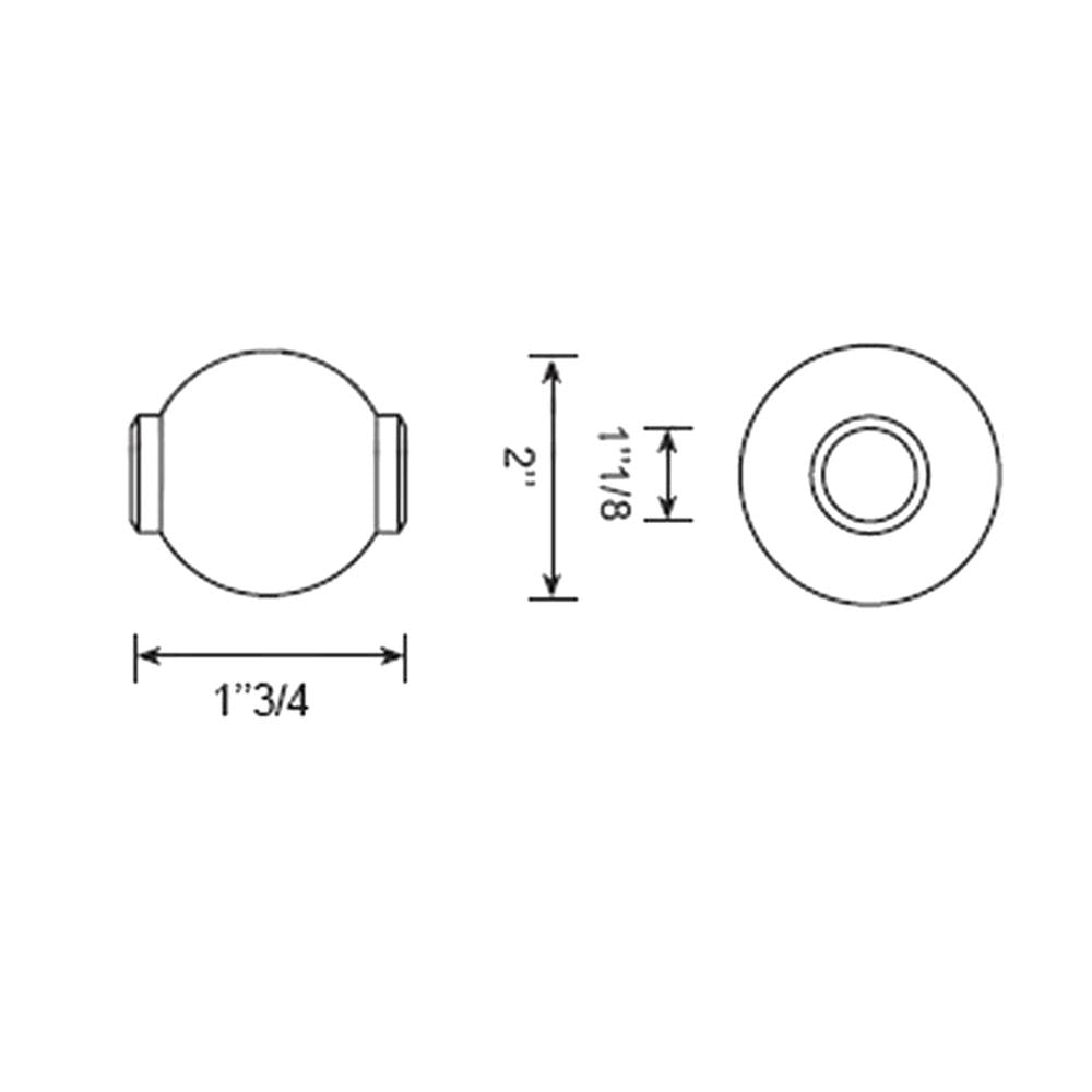S.11166 Lower Link Ball (Fits CAT. 2/2) Fits Deutz-Fahr