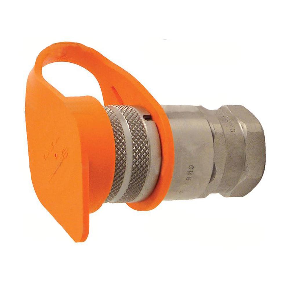 S.113091 Dust Cap 1/2''  Orange Fits Female Flat Face Coupling TM 2FI12