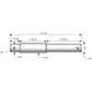 S.11874 Lower Link Implement Pin - Dual (Fits CAT. 1/2)