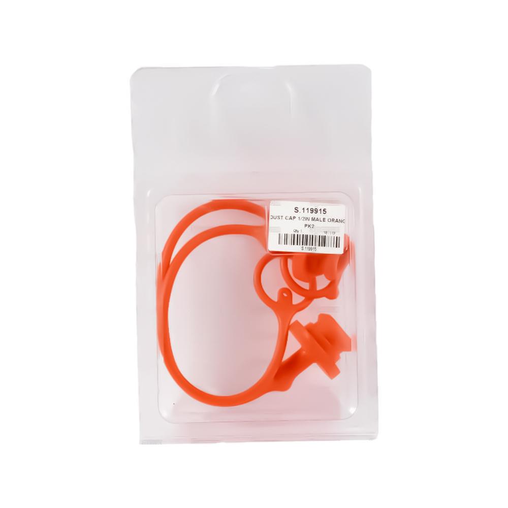 S.119915 Dust Cap 1/2''  Orange Fits Female Coupling TM12LA (2 pcs. Agripak)