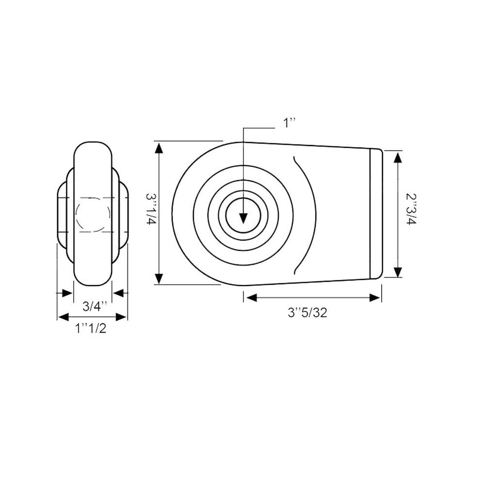 S.1340 Lower Link Weld On Ball End (Fits CAT. 25.4mm)