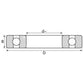 S.147834 Sparex Deep Groove Ball Bearing (6208N) - Fits Massey Ferguson