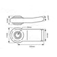 S.15307 Lower Link Weld On Ball End (Fits CAT. 2)