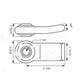S.15307 Lower Link Weld On Ball End (Fits CAT. 2)