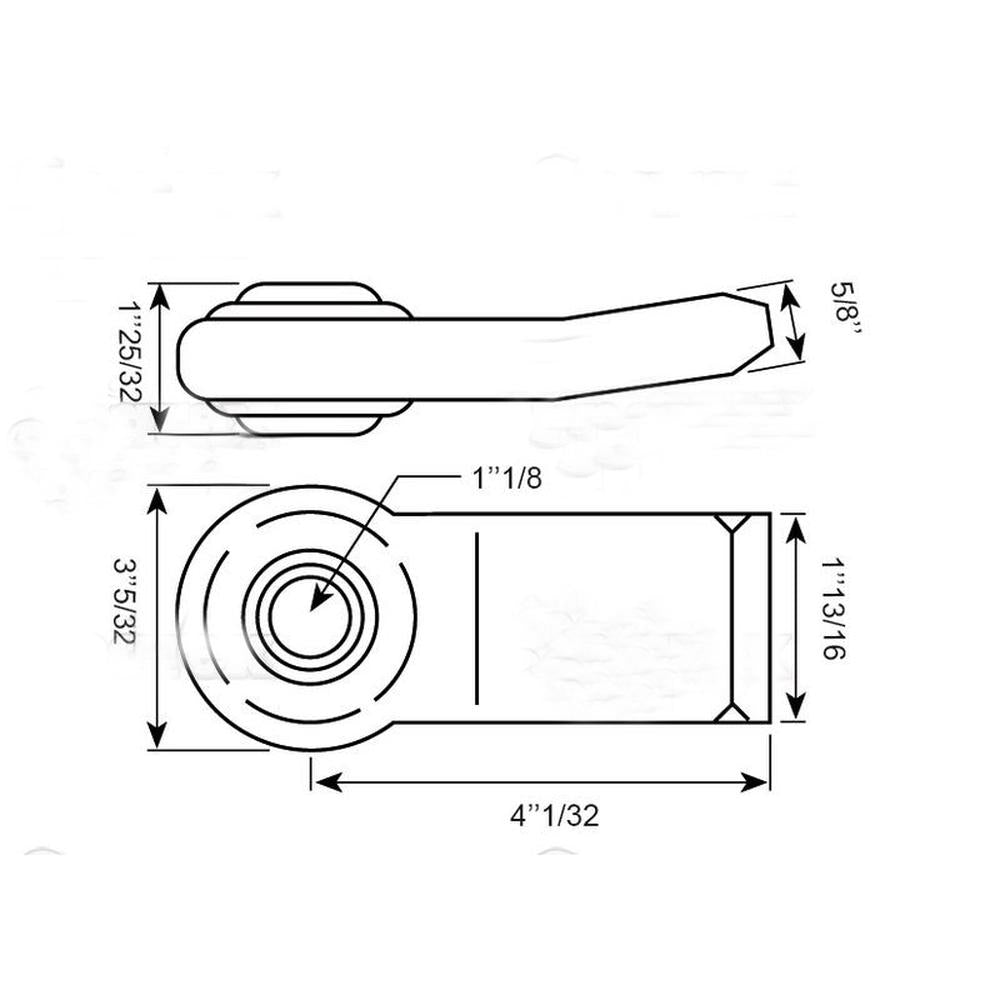 S.15307 Lower Link Weld On Ball End (Fits CAT. 2)