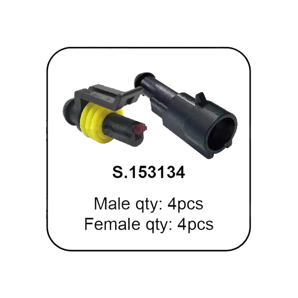 S.153134 Superseal 1-Pole Plug Refill Kit,8 Pcs
