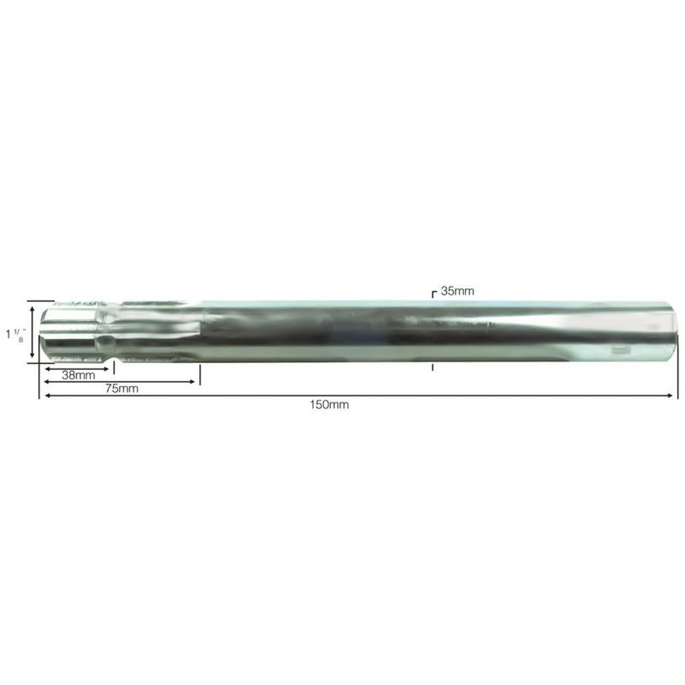 S.16426 PTO Splined Shaft, One End 1-3/8", 6 Spline, Length: 150mm