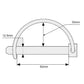 S.16496 Linch Pin, Bar Hole Stabalizer Fits Case IH