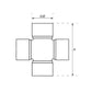 S.2445 Universal Joint - 27 x 70mm (Standard Duty) Fits Walterscheid