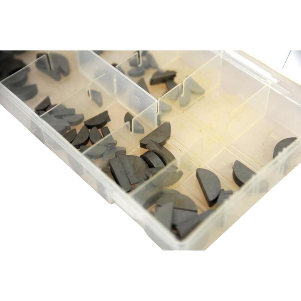 S.29903 Woodruff Keys - Assorted (80 pcs. Handipak) Din 6888