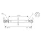 S.315 Top Link Standard Duty (Fits CAT.1/2) Ball and Ball, Min mm: 525mm