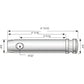 S.3173 Top Link Pin - Standard (Fits CAT. 0), ( )